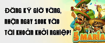 Khuyến Mãi Chào Mừng Tân Thủ 100% promotion banner